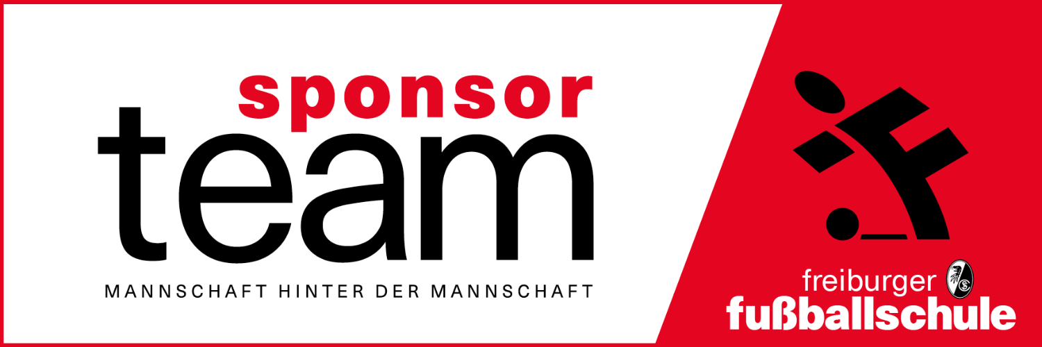 SC Freiburg Logo Sponsor Team Freiburger Fu?ballschule